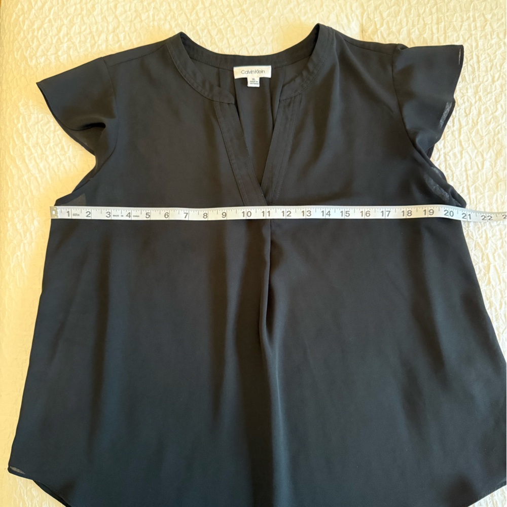 Calvin Klein Black Blouse - Picture 4 of 9